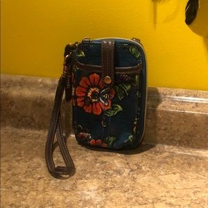 Sakroots wristlet wallet.